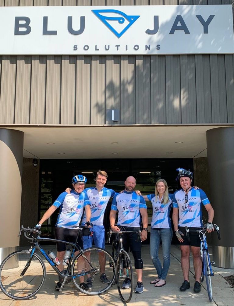 BluJay Solutions - Employee Cyclists Raise Money for Juvenile Diabetes Research Foundation