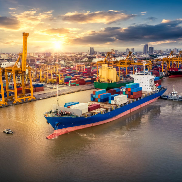 Boost the Power of Your Trading-Partner Network 1 boat with shipping containers in a bay
