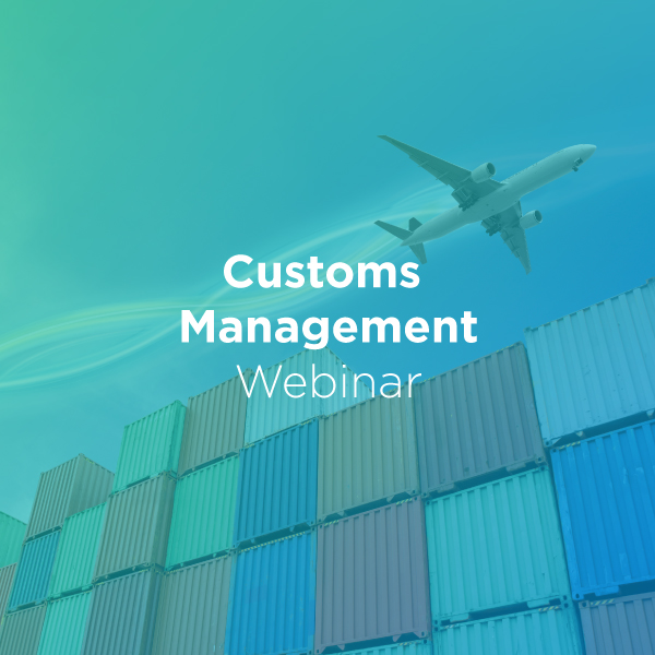 Shippers: How to secure your value chain in customs 1 Webinar CM